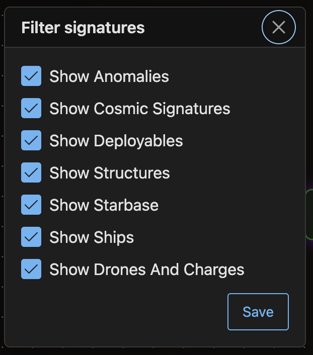 Signatures Settings